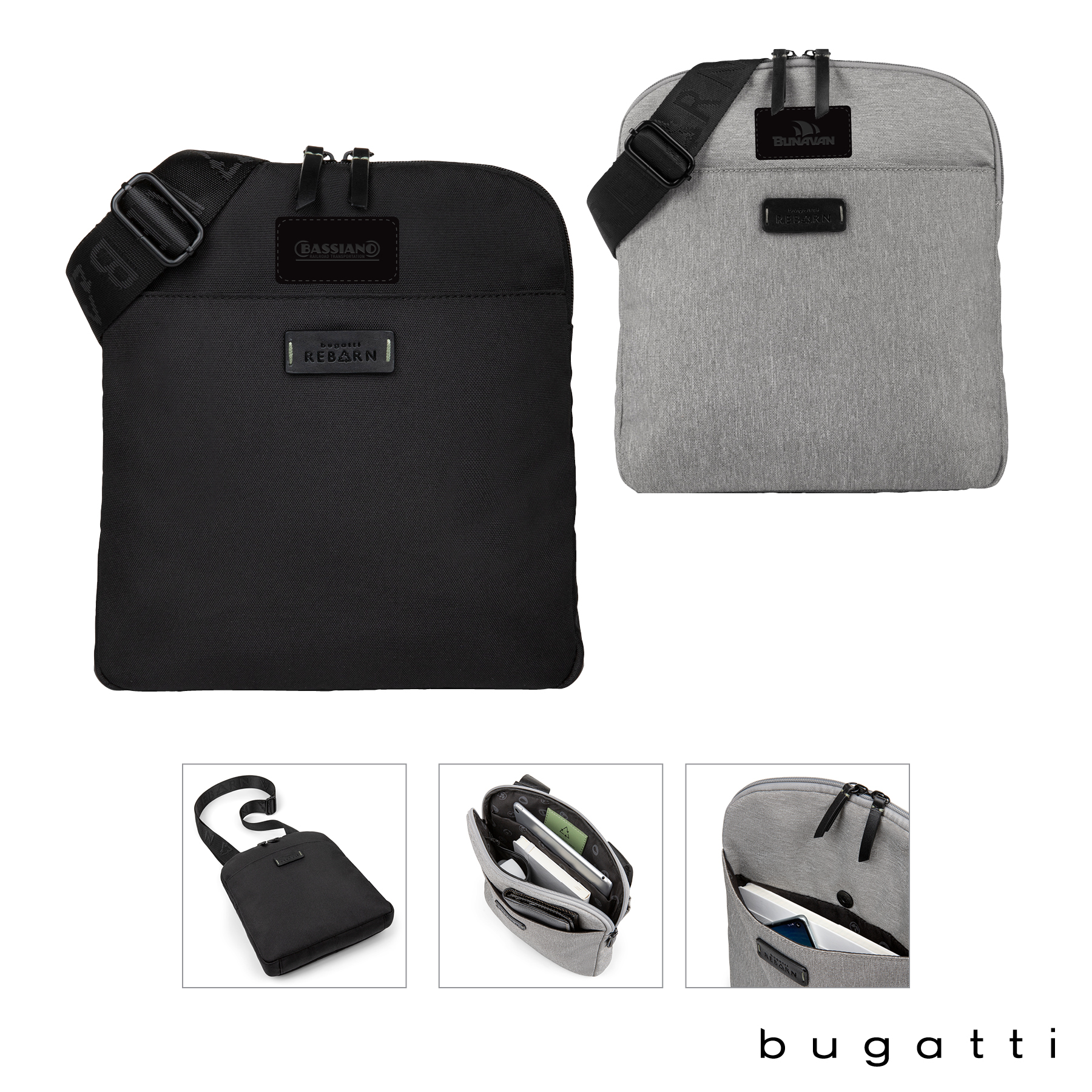 Bugatti Reborn Slim Crossbody Bag 23