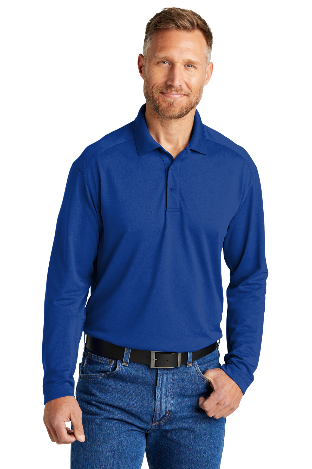 CornerStone Select Lightweight Snag-Proof Long Sleeve Polo CS418LS 5