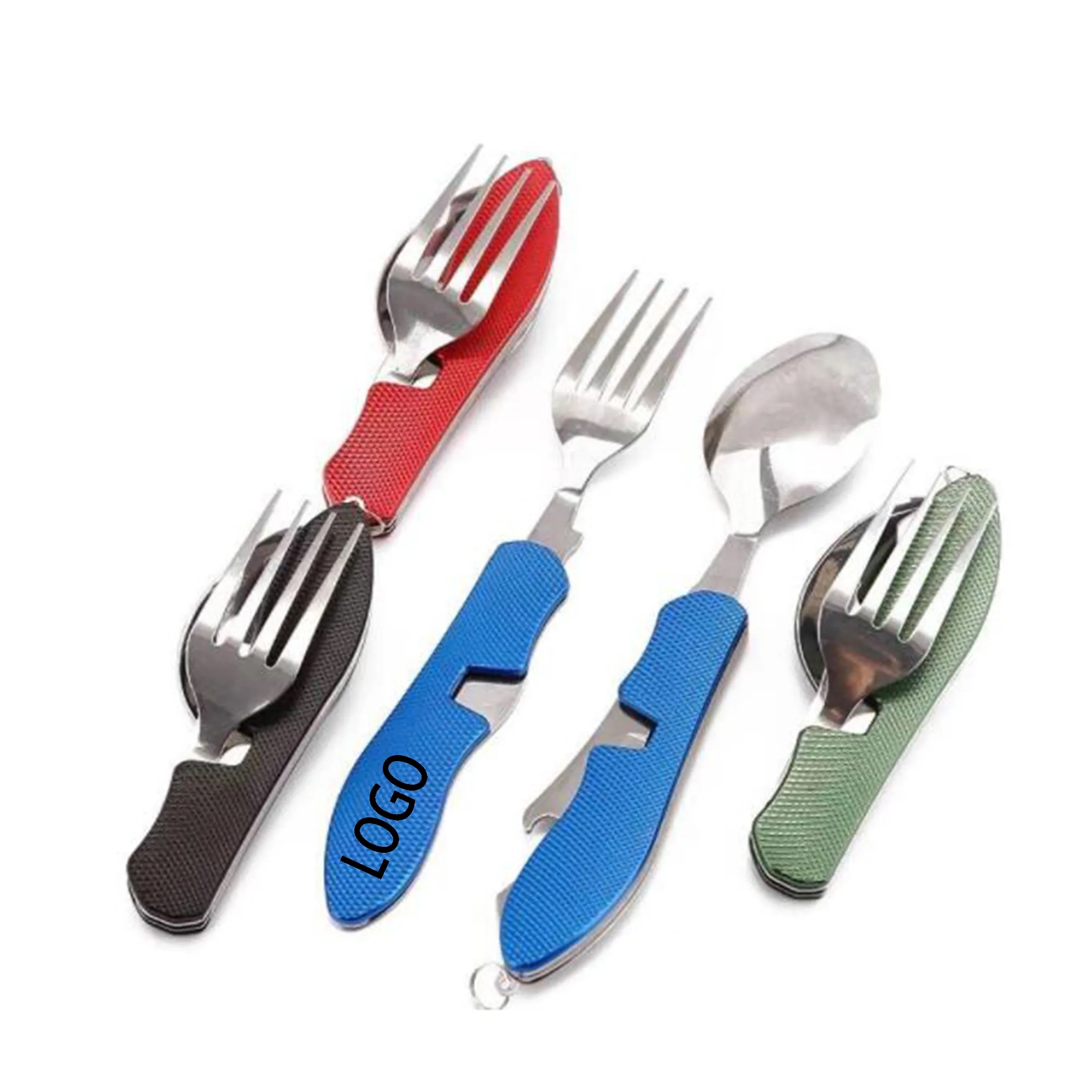 4-In-1 Camping Multifunctional Folding Tableware 3