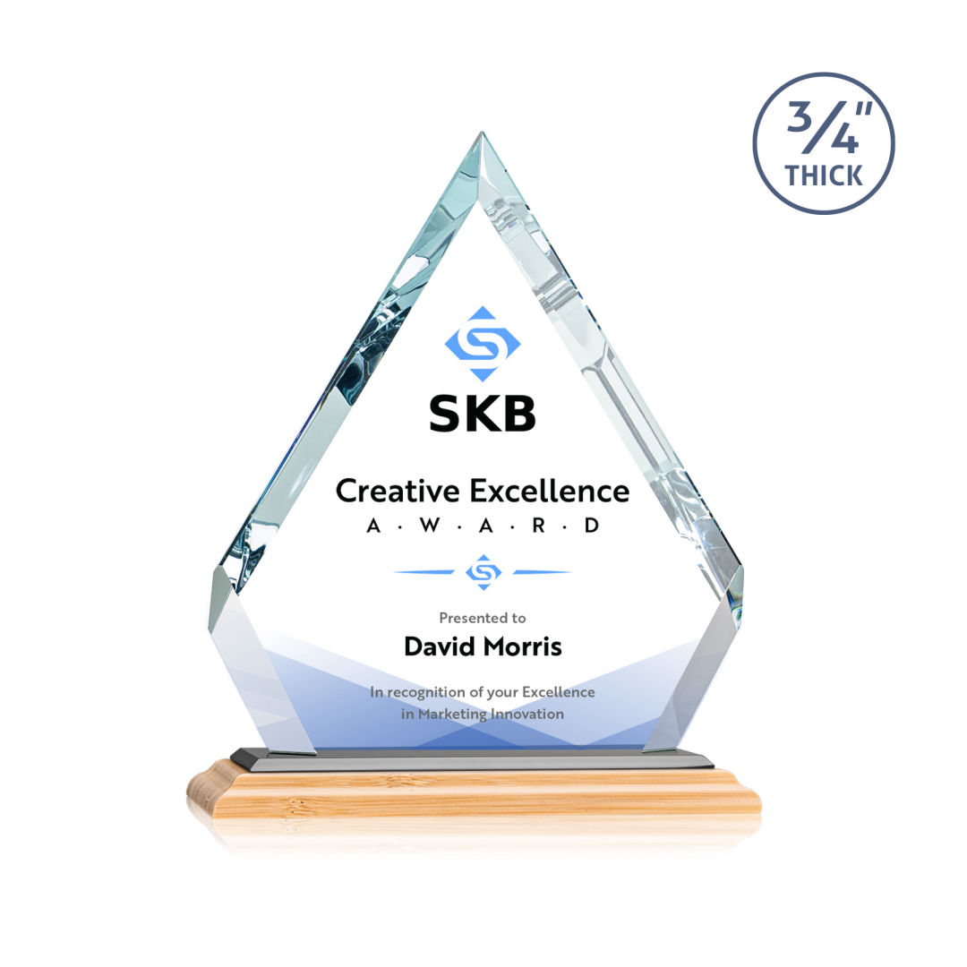 Apex VividPrint™ Award - Bamboo/Black 4
