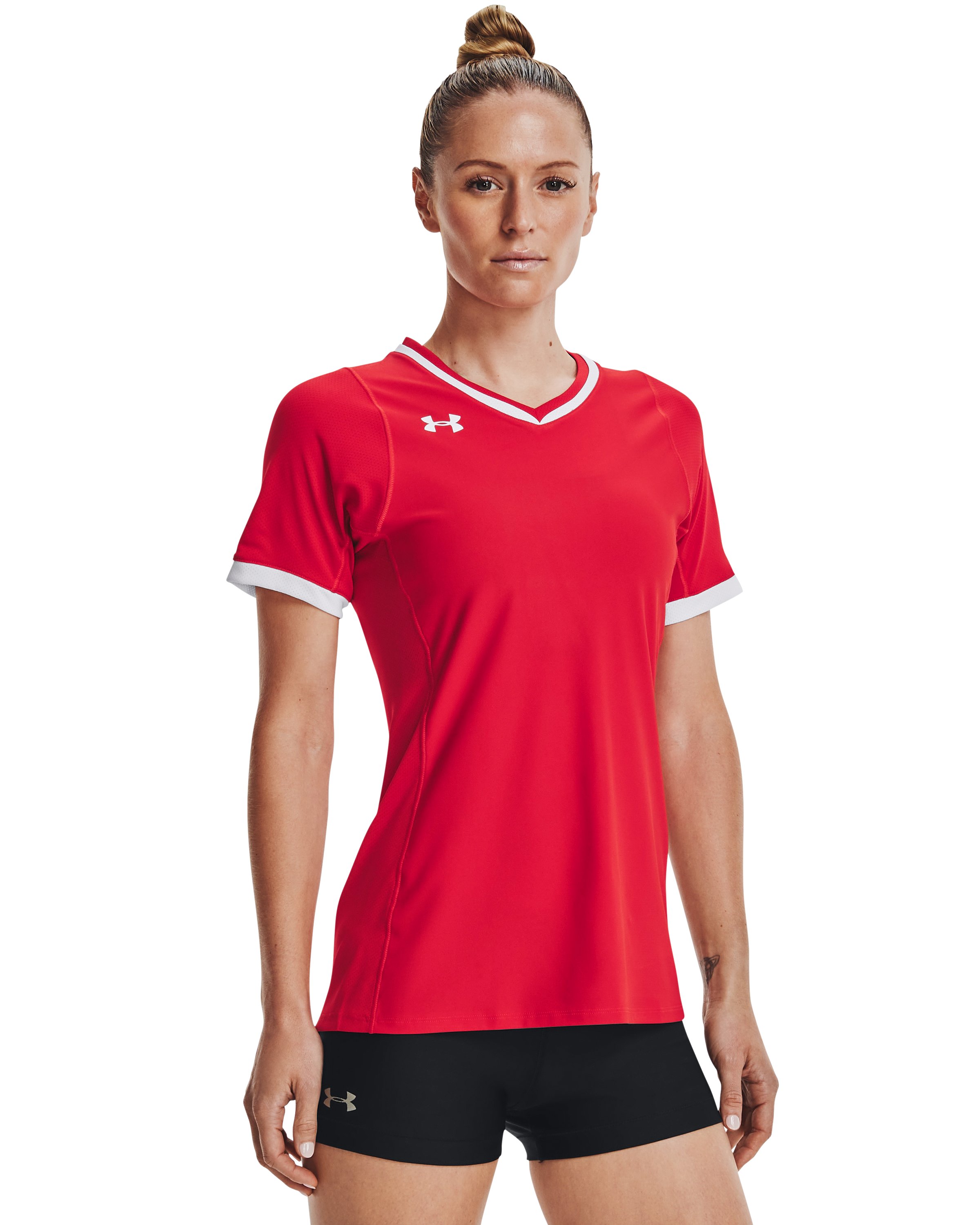 Women's UA Volleyball Powerhouse Short Sleeve Jersey 8