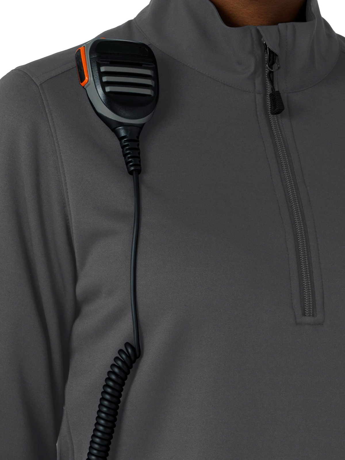 Carhartt Scrubs - Women's Four-Pocket Half Zip Fleece Jacket 3