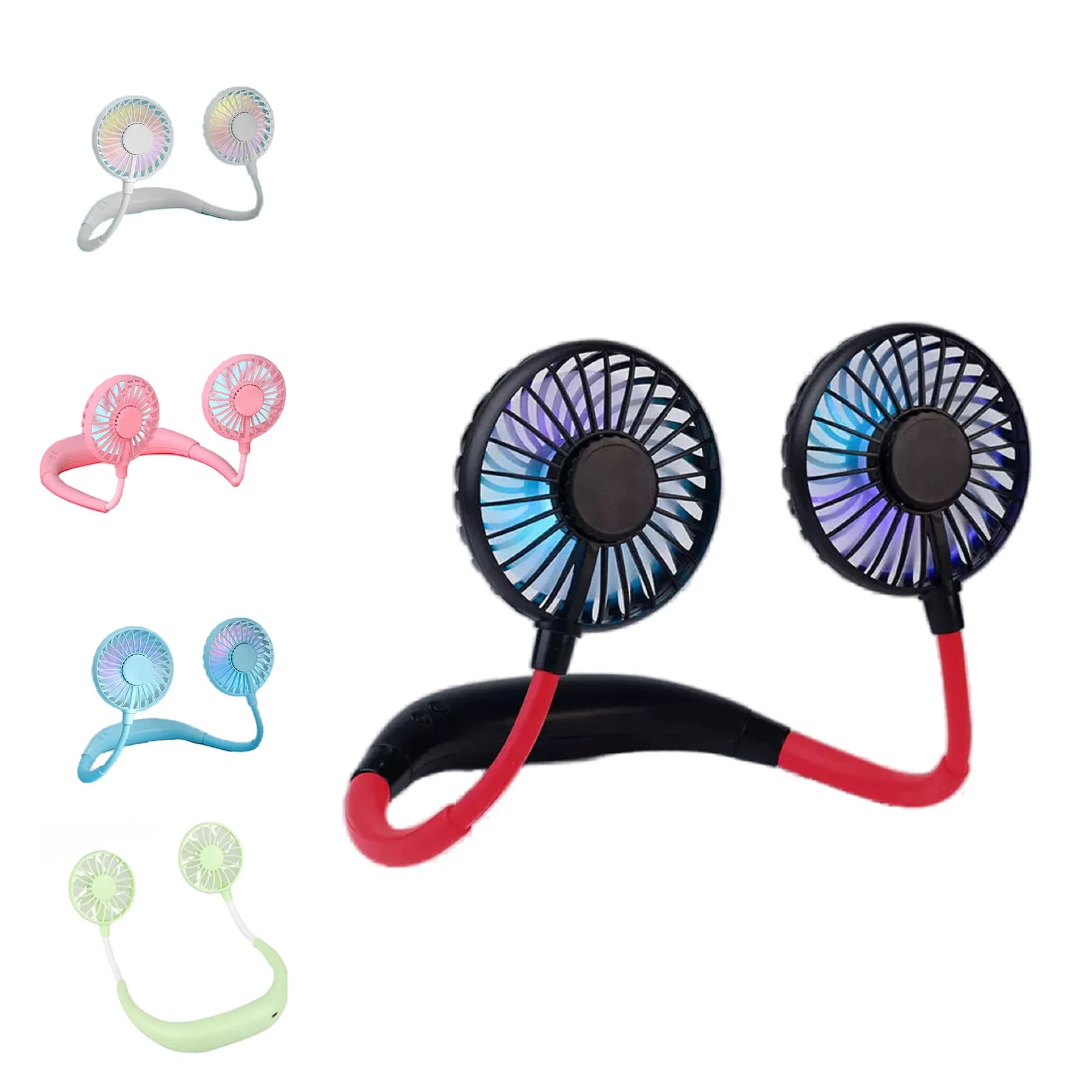 Hand Free Mini USB Rechargeable Personal Fan 2