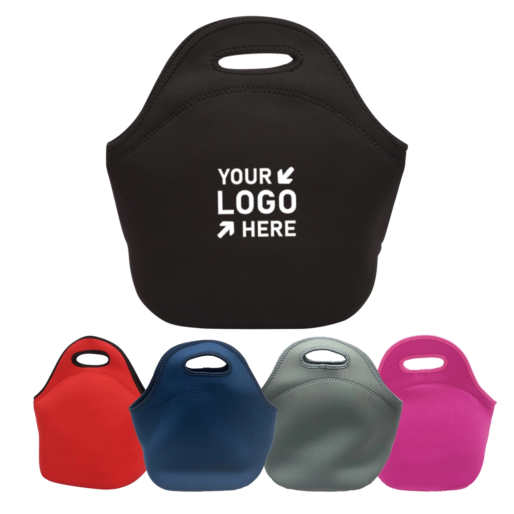 Zippered Neoprene Lunch Bags 3
