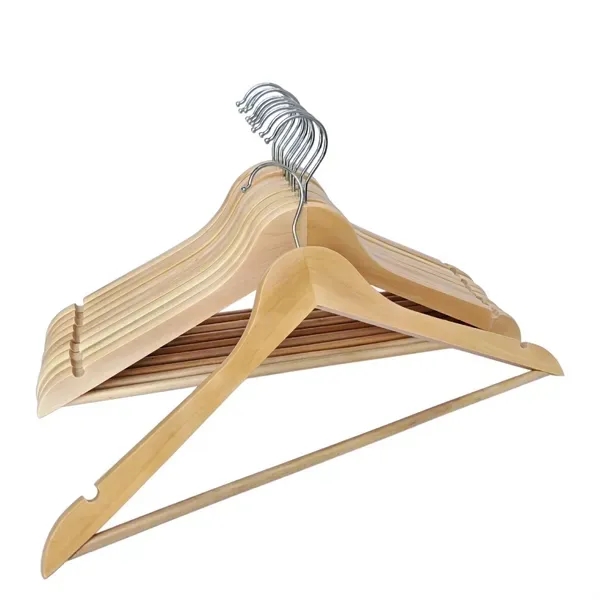 Wooden Clothes Hanger - Natural Finish 4
