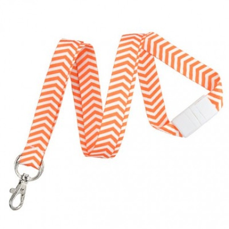 5/8" Pre-printed Dye Sublimated Lanyard with Breakaway (Zig Zag) 1