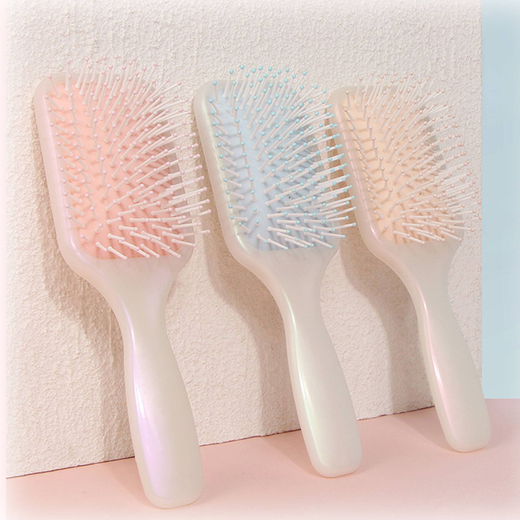 Cushion Paddle Brush with for Detangling 2