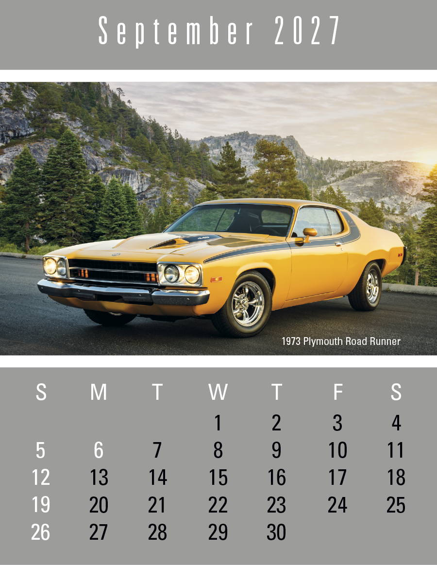 Triumph® Calendars Press-N-Stick Cruisin' Cars Calendar 34