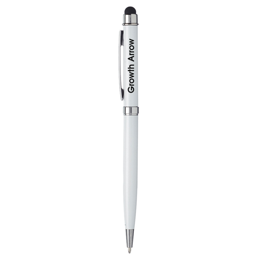 Slim Executive Metal Pen with Stylus 12