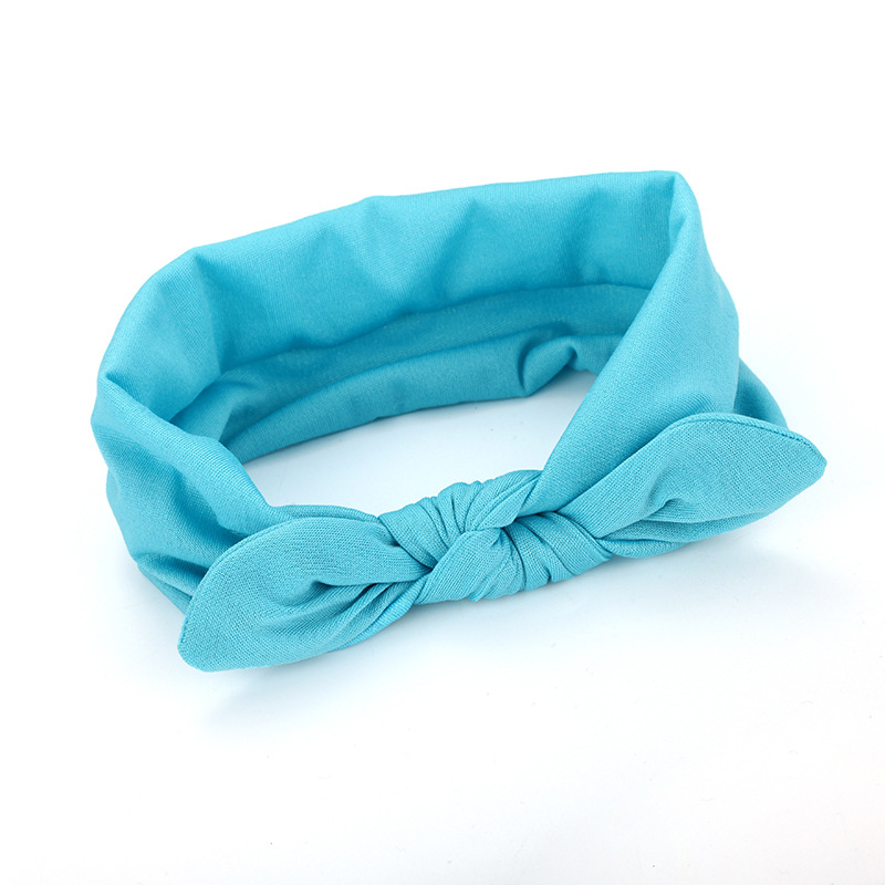 Head-wraps Hair Band Knotted Headband Rabbit Ears 15
