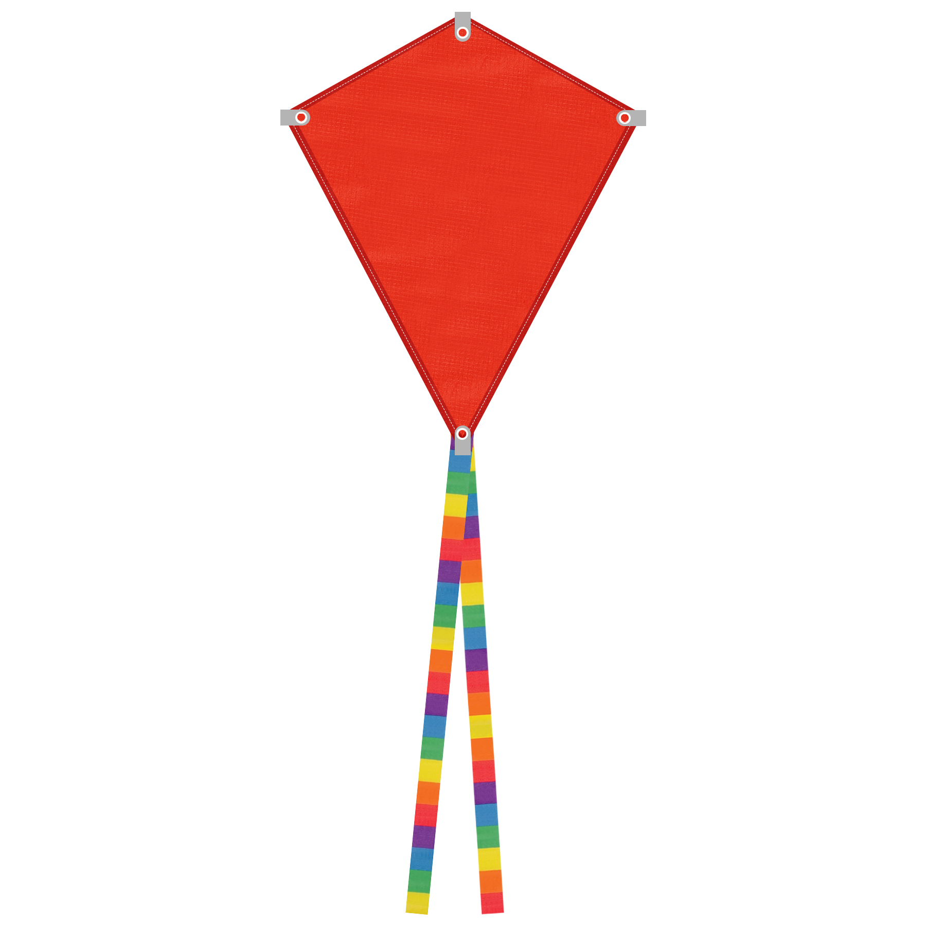 Full Color Polyester Diamond Kite Toy With String Set 2