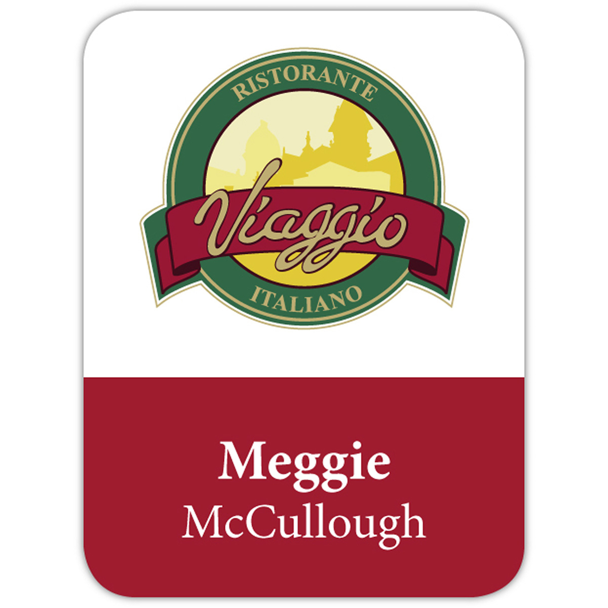 St. Paul Plastic Name Badge (Custom sized between 3 and 6 sq. in.) 2