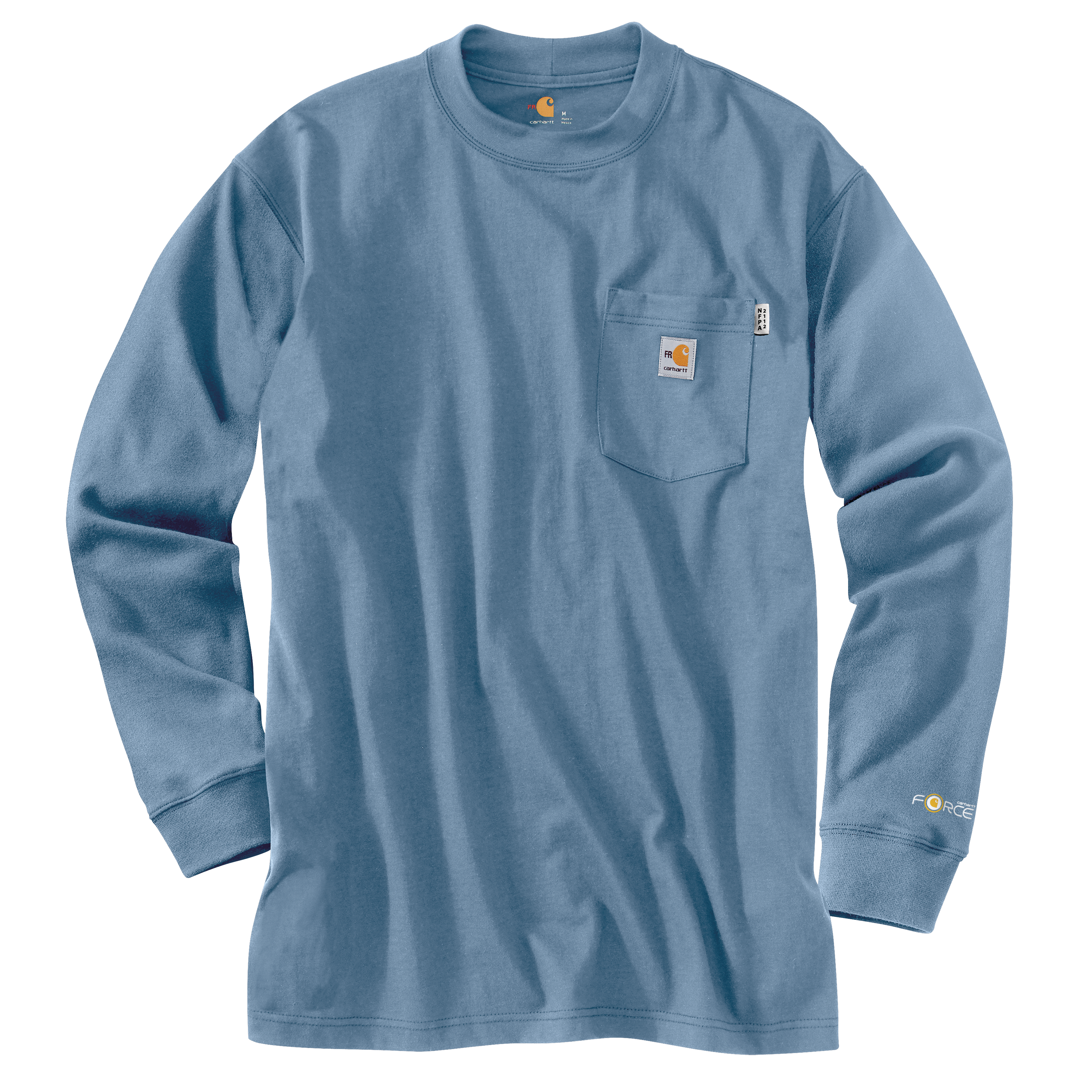 Carhartt 100235 Mens Flame Resistant Force Loose Fit Midweight Long-Sleeve Pocket T-Shirt 8