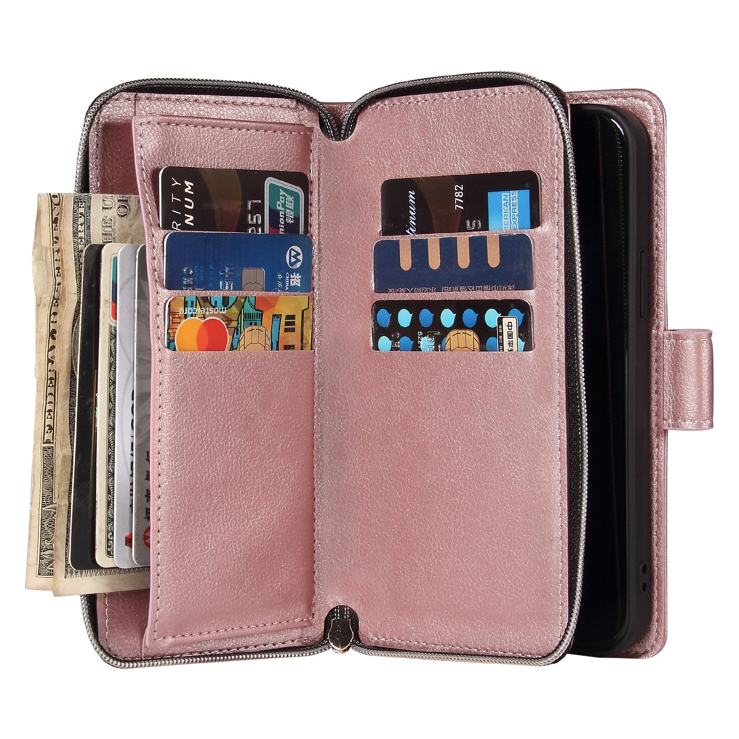 PU Leather Ultra-thin Wallet Phone Case 5