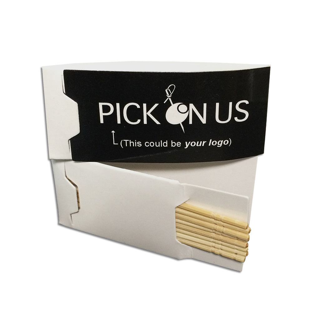 Custom Logo Toothpick Packs - 4 color printing 6