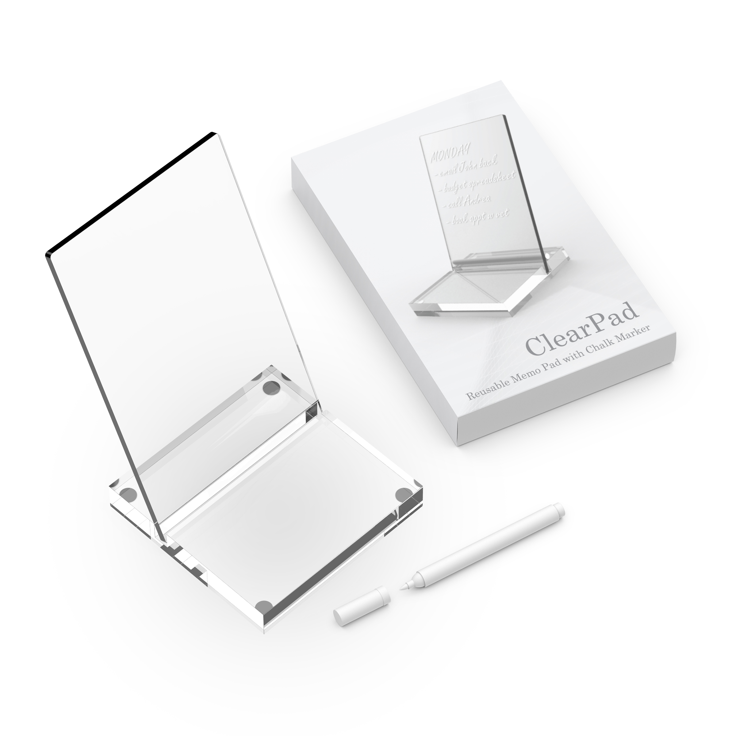 ClearPad : Transparent Reusable Memo Pad 1