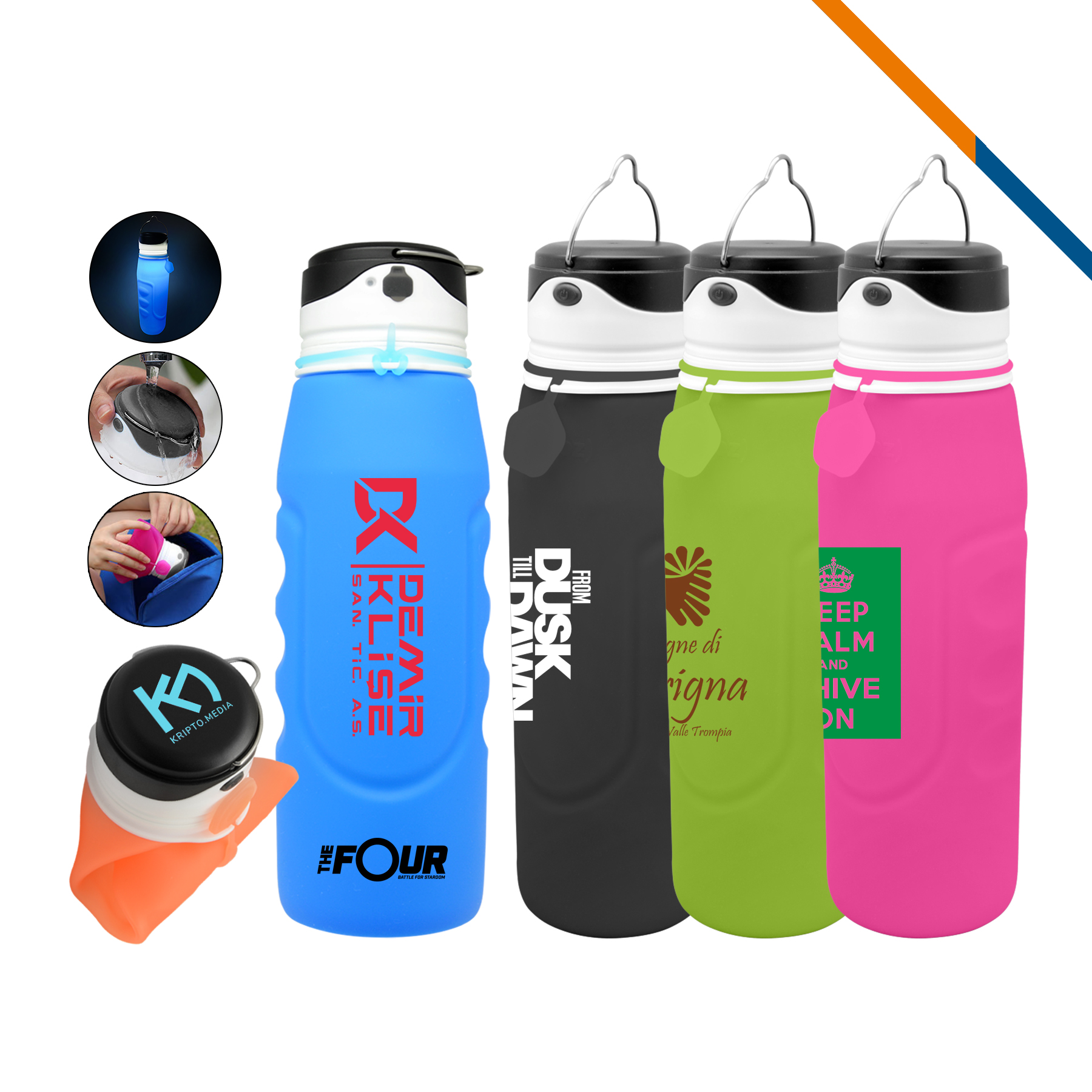 Gleam Foldable Water Bottle 5