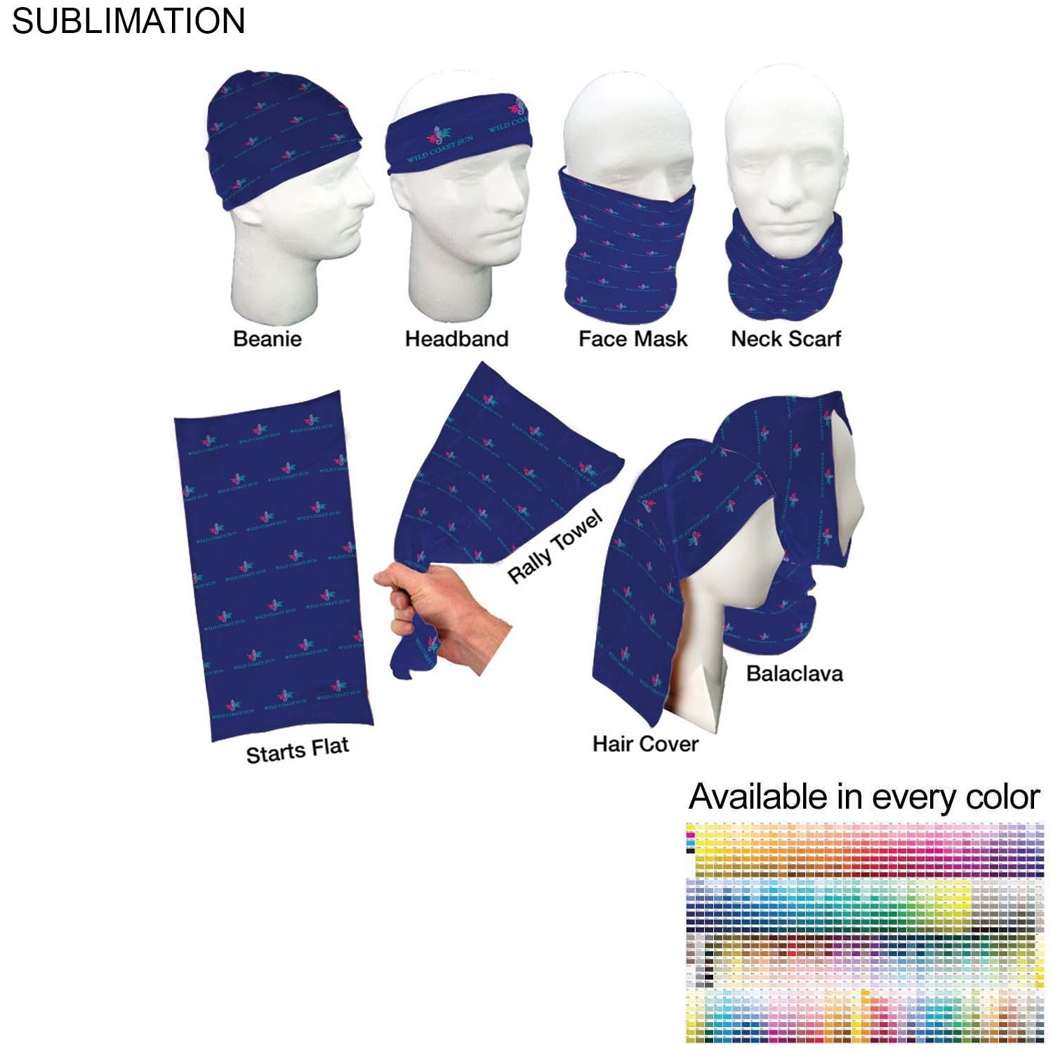 Sublimated Multifunction Tubular Rally Wear (IN STOCK) 8