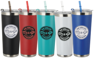 20 oz. Stainless Tumbler With Straw 11
