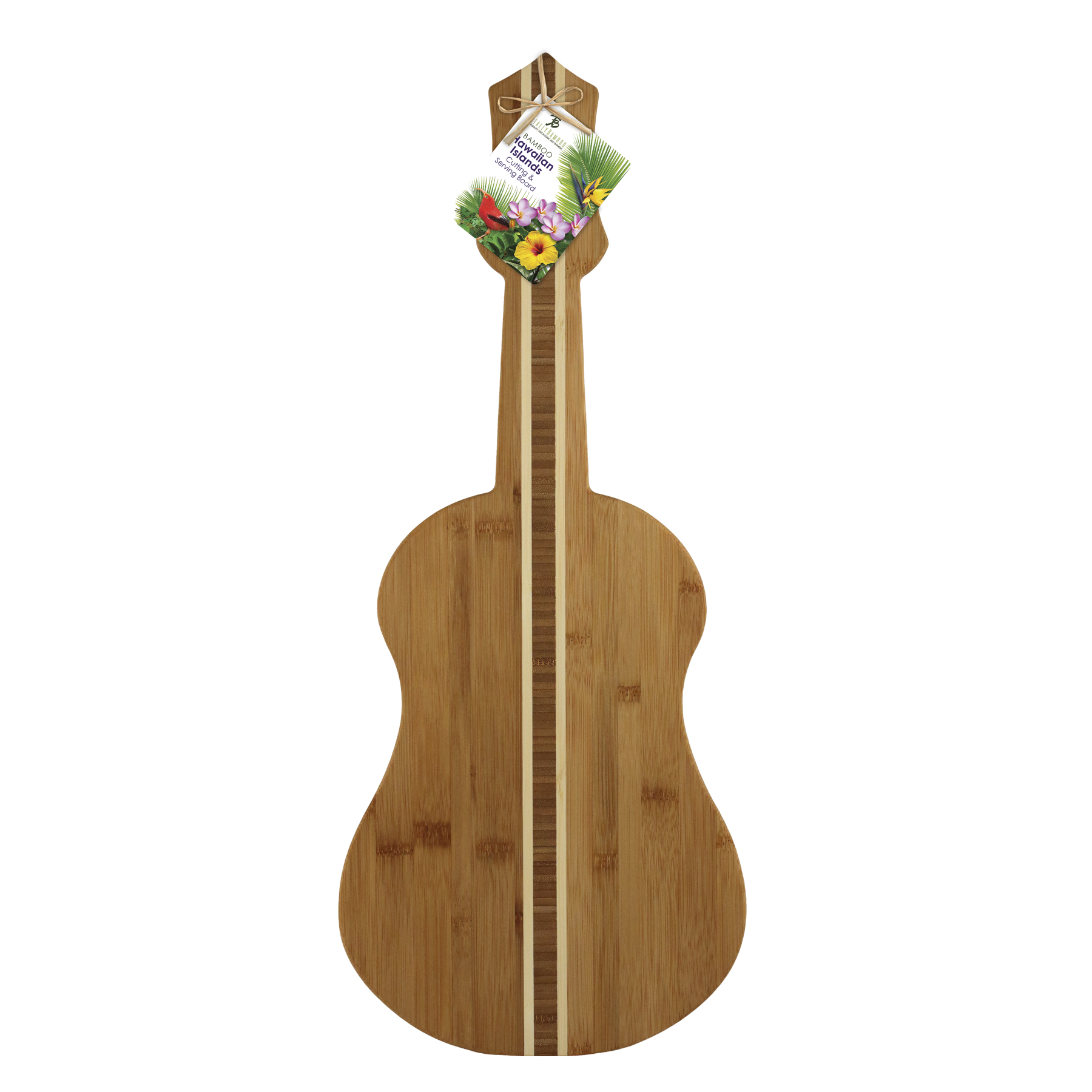 Ukulele / Guitar Shape Bamboo Cutting Board 4