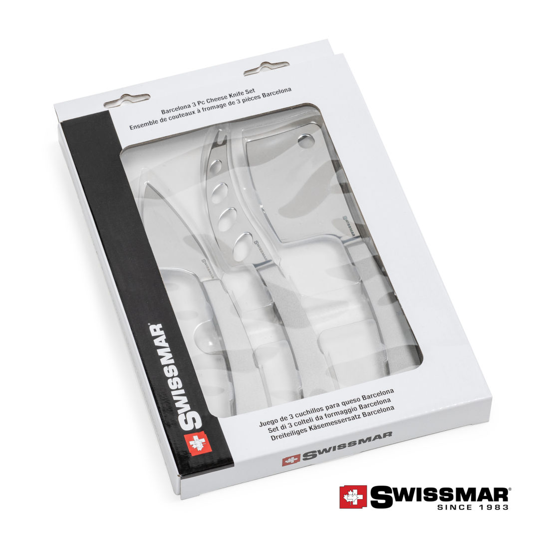Swissmar® Barcelona 3 Pc Cheese Knife Set 3