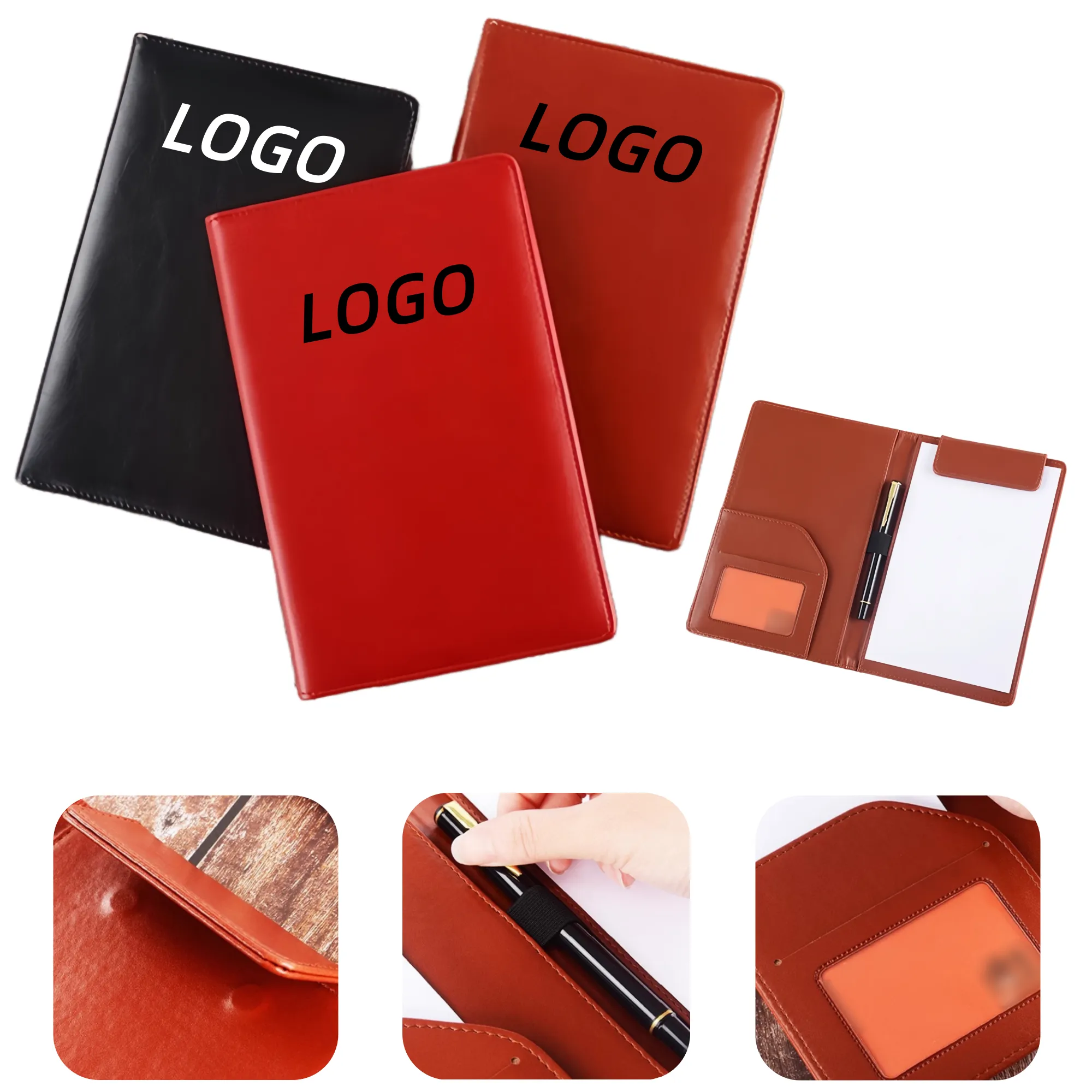 A5 PU Leather Hotel Menu Folder 1