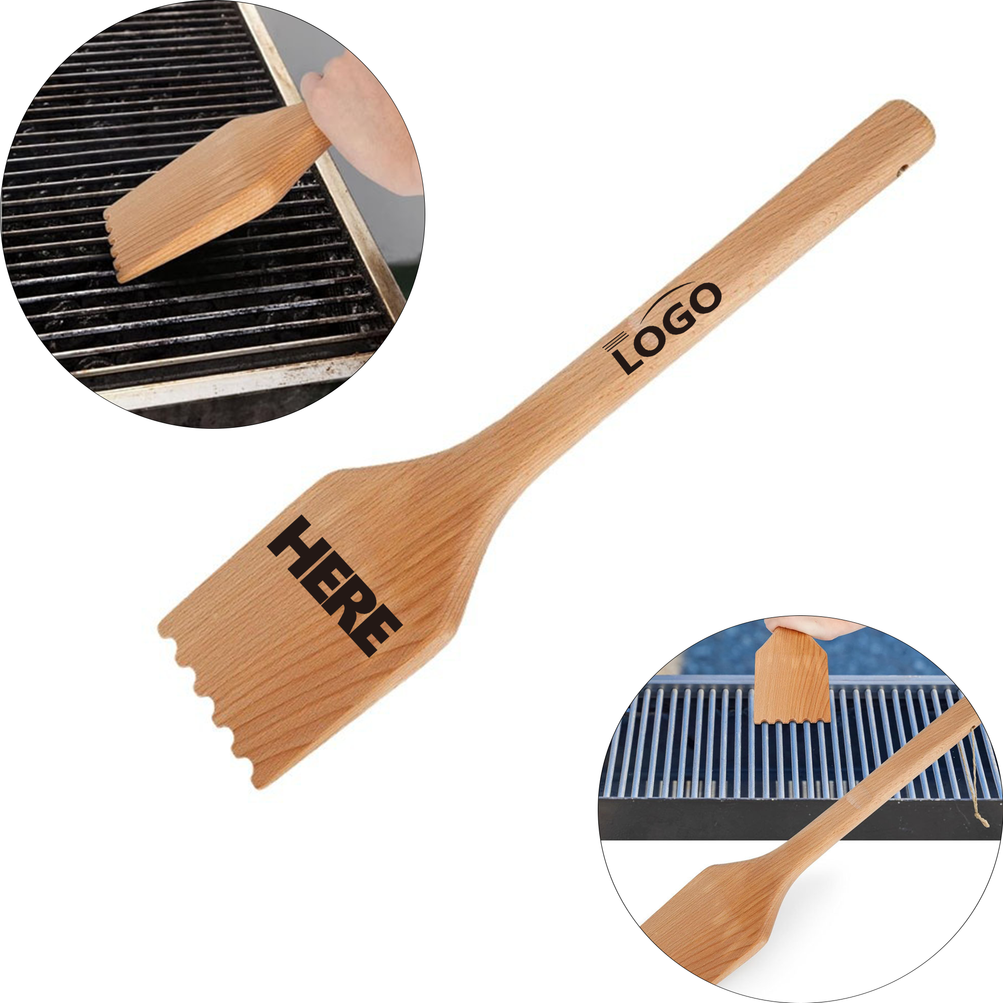 Outdoor Wooden Grill Cleaner 2