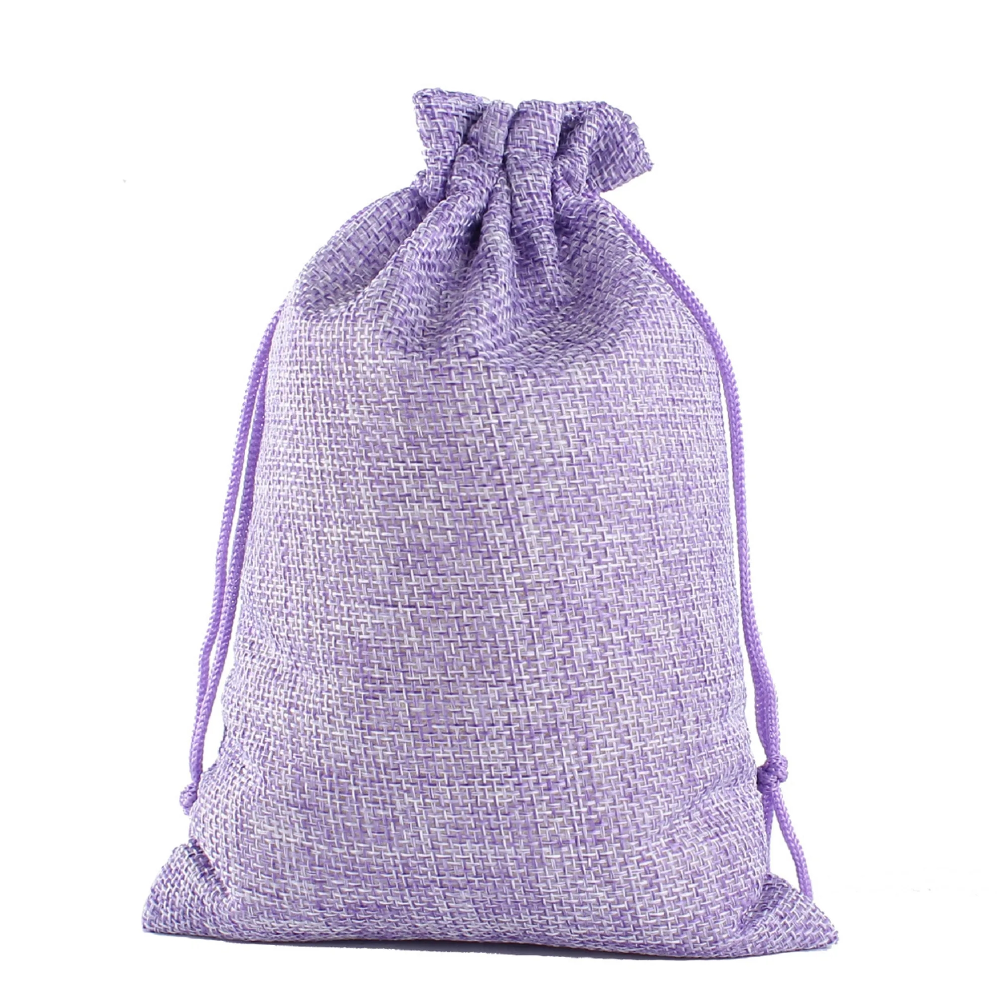 Linen Bunched Holiday Retail Gift Bag 4