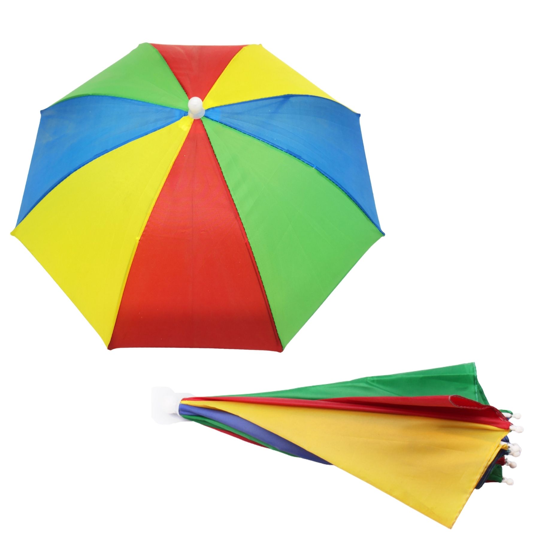 Rainbow Umbrella Hat 1
