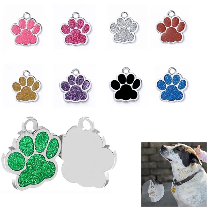 Paw Shaped Pet ID Tags 7
