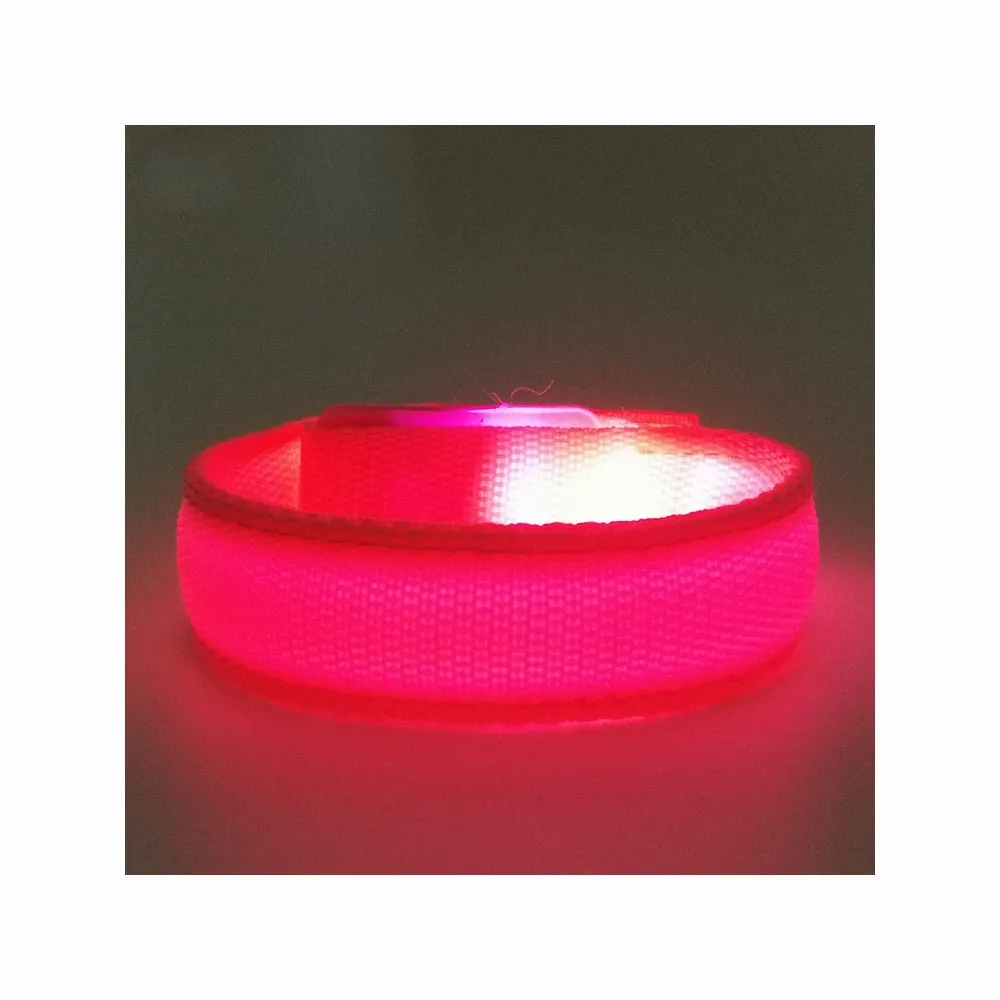 Glowing LED Safety Wristband Bracelets 3