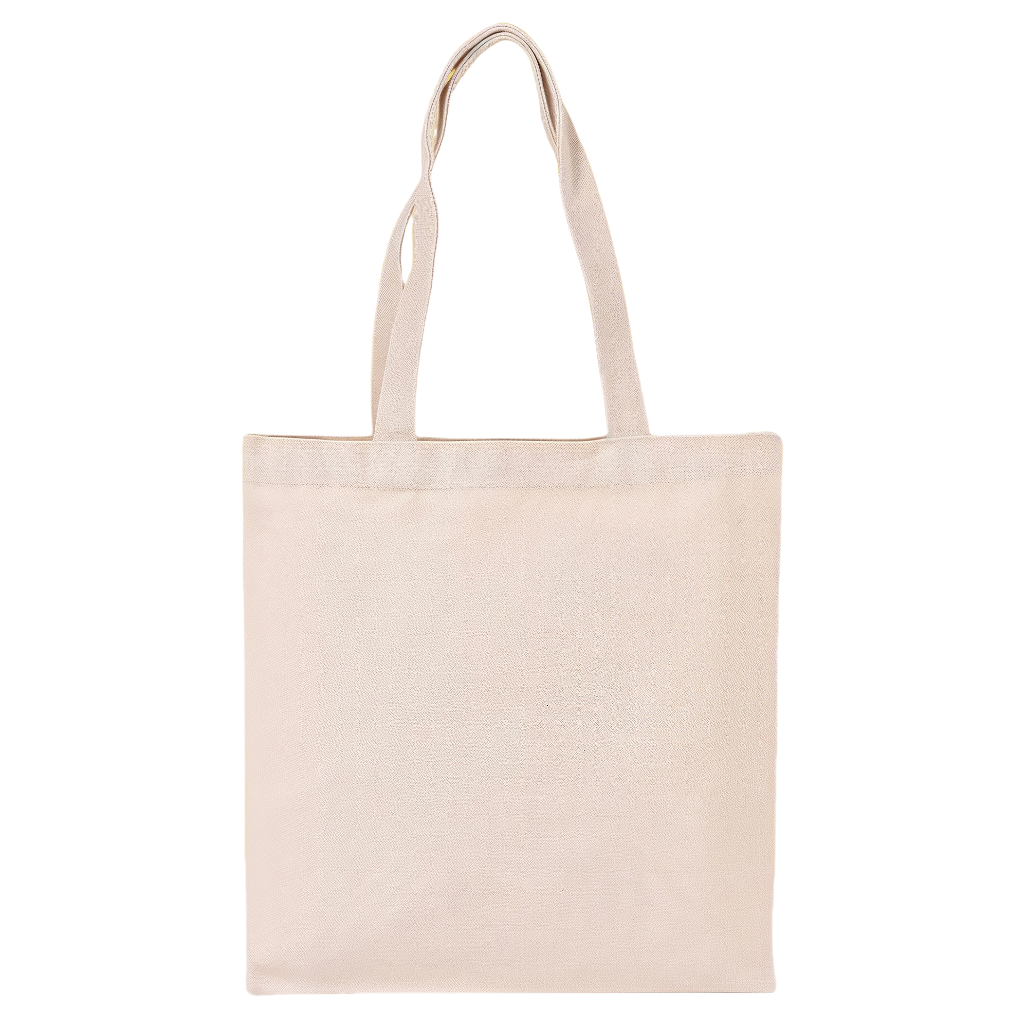 Beige Reusable Canvas Tote Bag 3