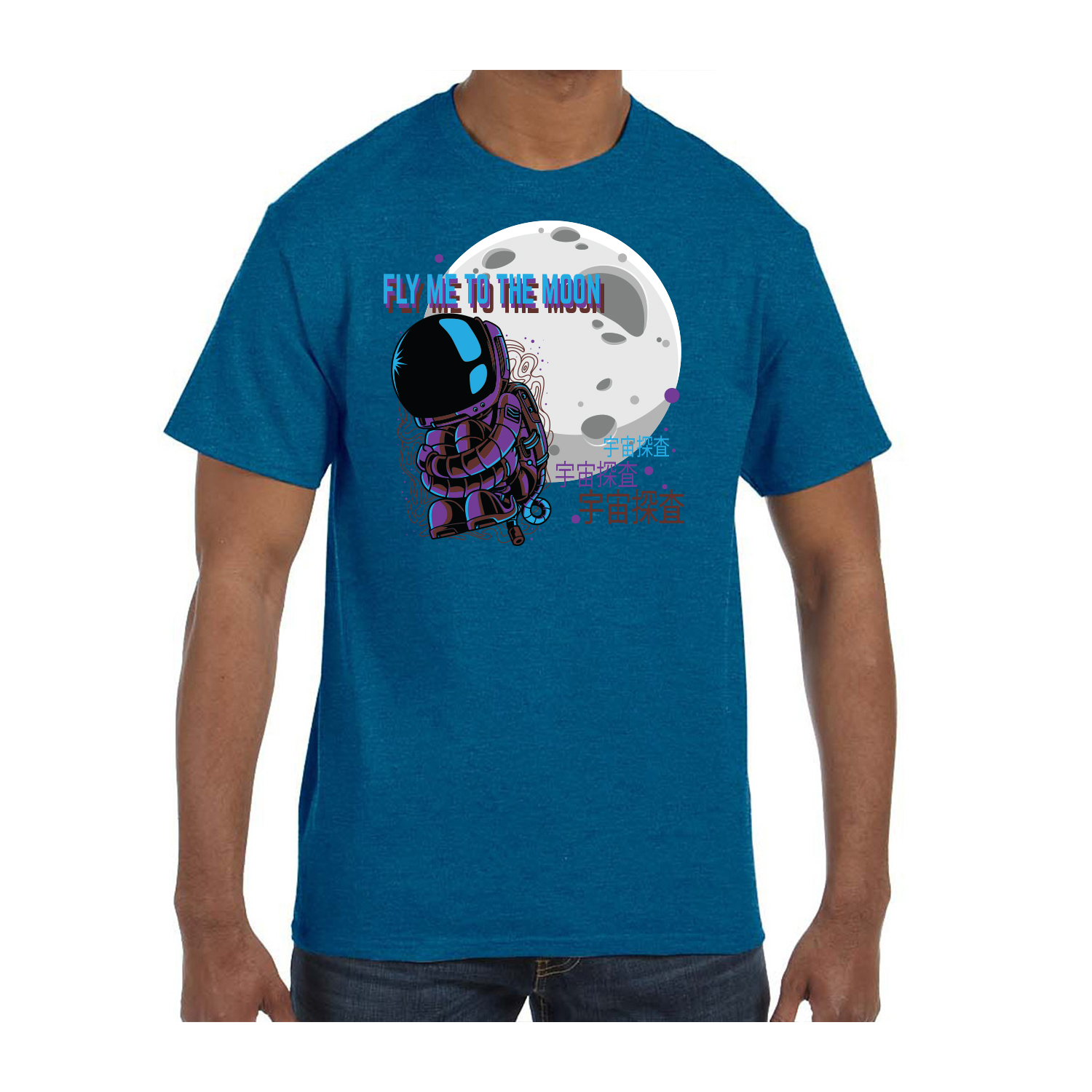 Gildan™ 5.3 oz Cotton Pre-Shrunk T-Shirt (Full Color Imprint) 18