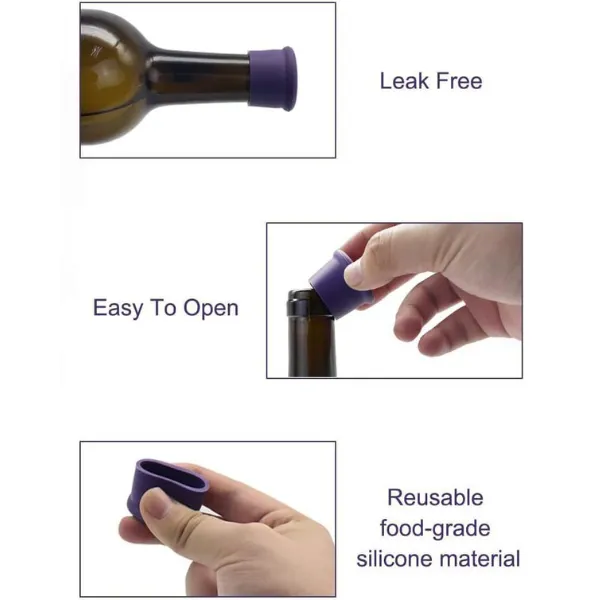 Silicone Wine Bottle Stopper 6