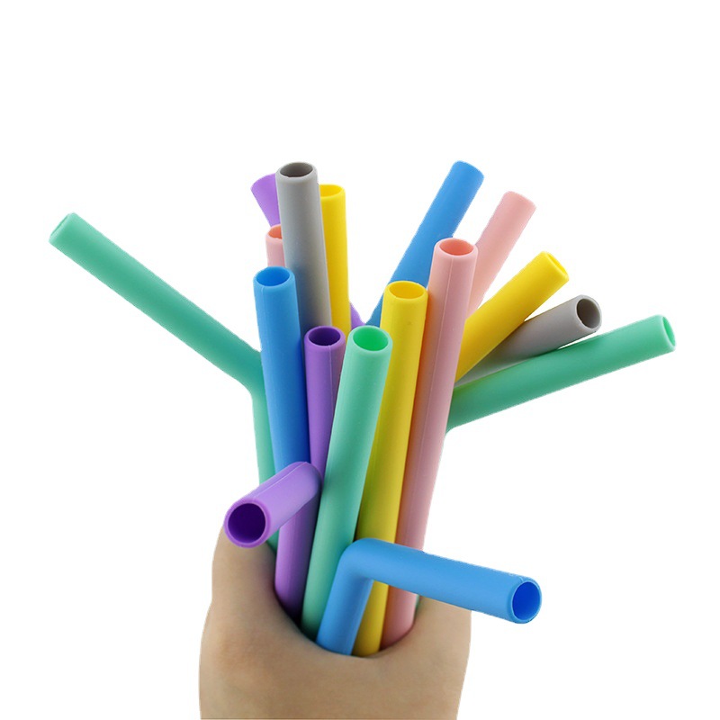 Foldable Silicone Straw With Tube Case 1