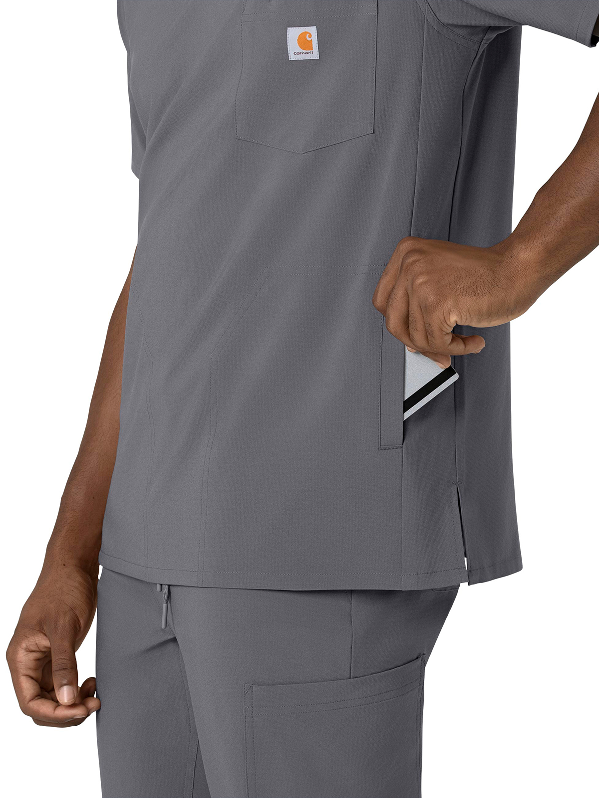 Carhartt Scrubs - Force Cross-Flex - Men's Three-Pocket V-Neck Top 4