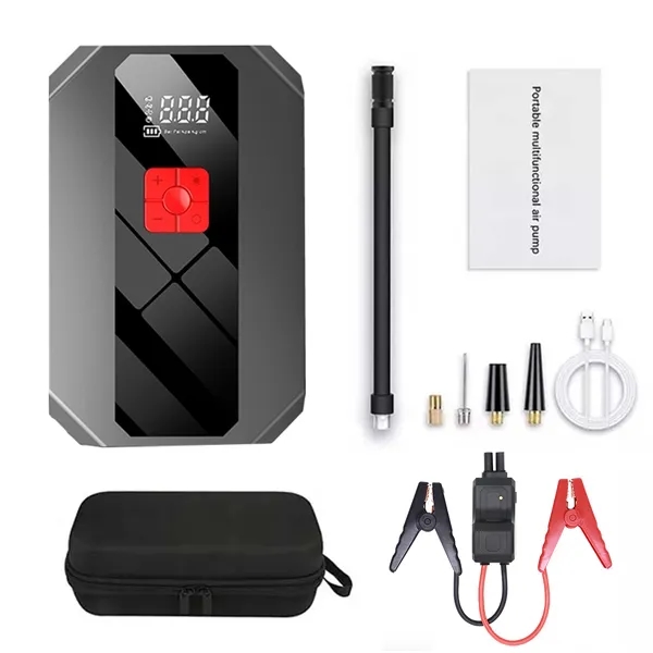 12V Multifunctional Jump Starter with Air Compressor 6