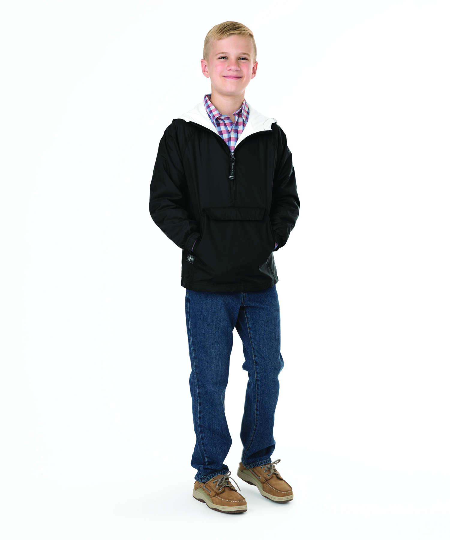 Youth Classic Solid Pullover 2