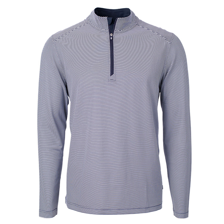 Cutter & Buck Virtue Eco Pique Recycled Quarter Zip Pullover, custom hoodie or sweatshirt with logo imprint 7