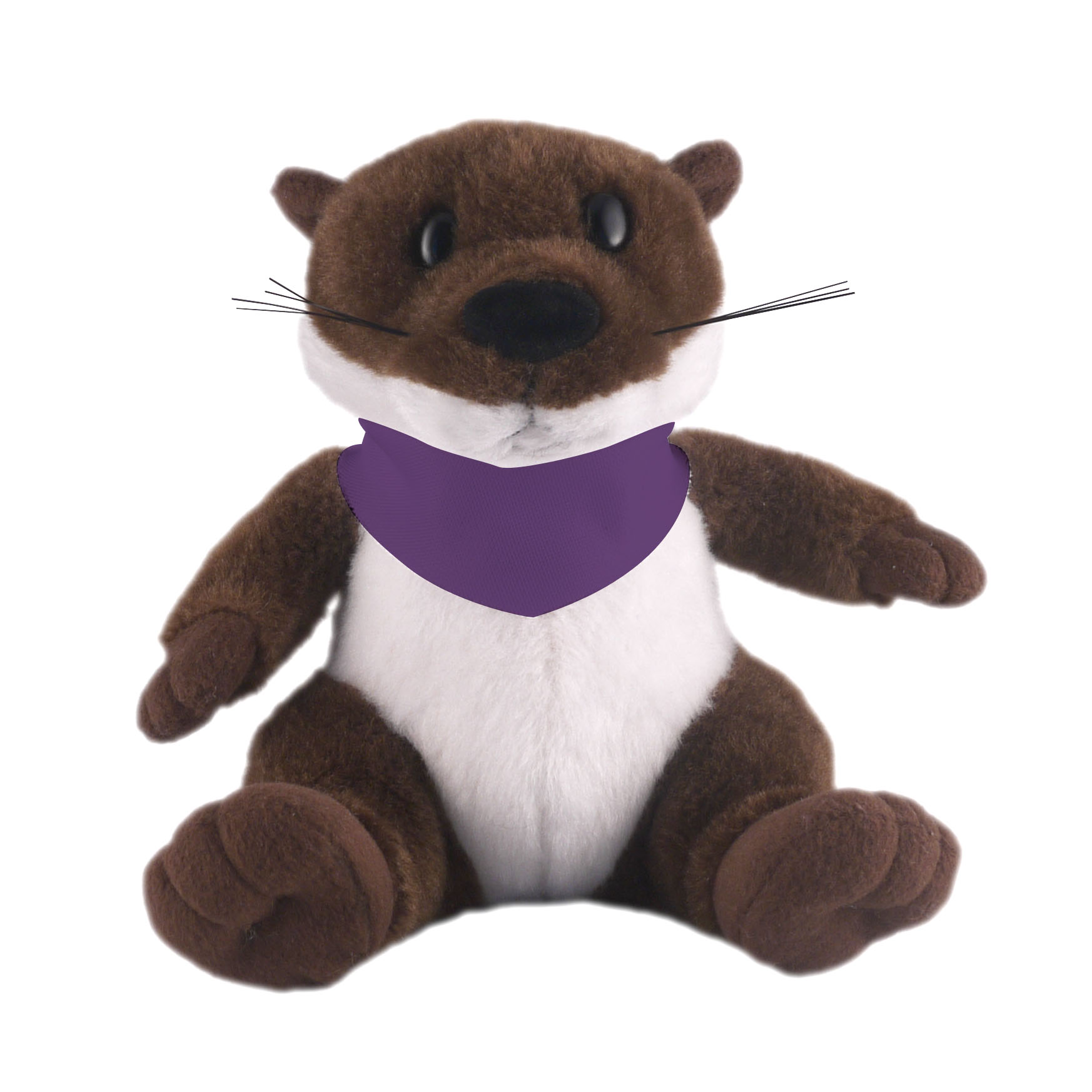 Soft Plush Stuffed Otter with Bandana