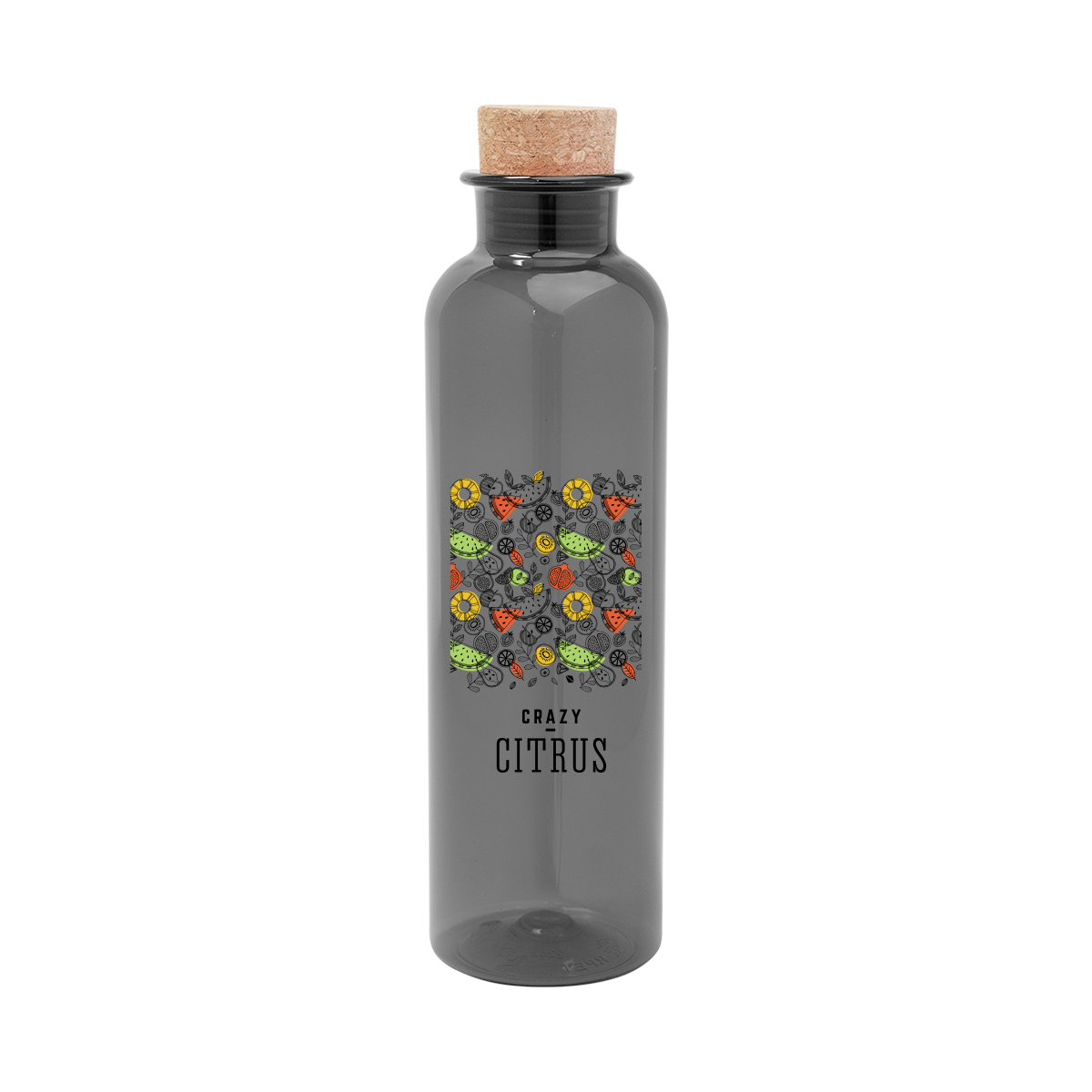 22 Oz. Maddie rPET Bottle With Cork Lid 12