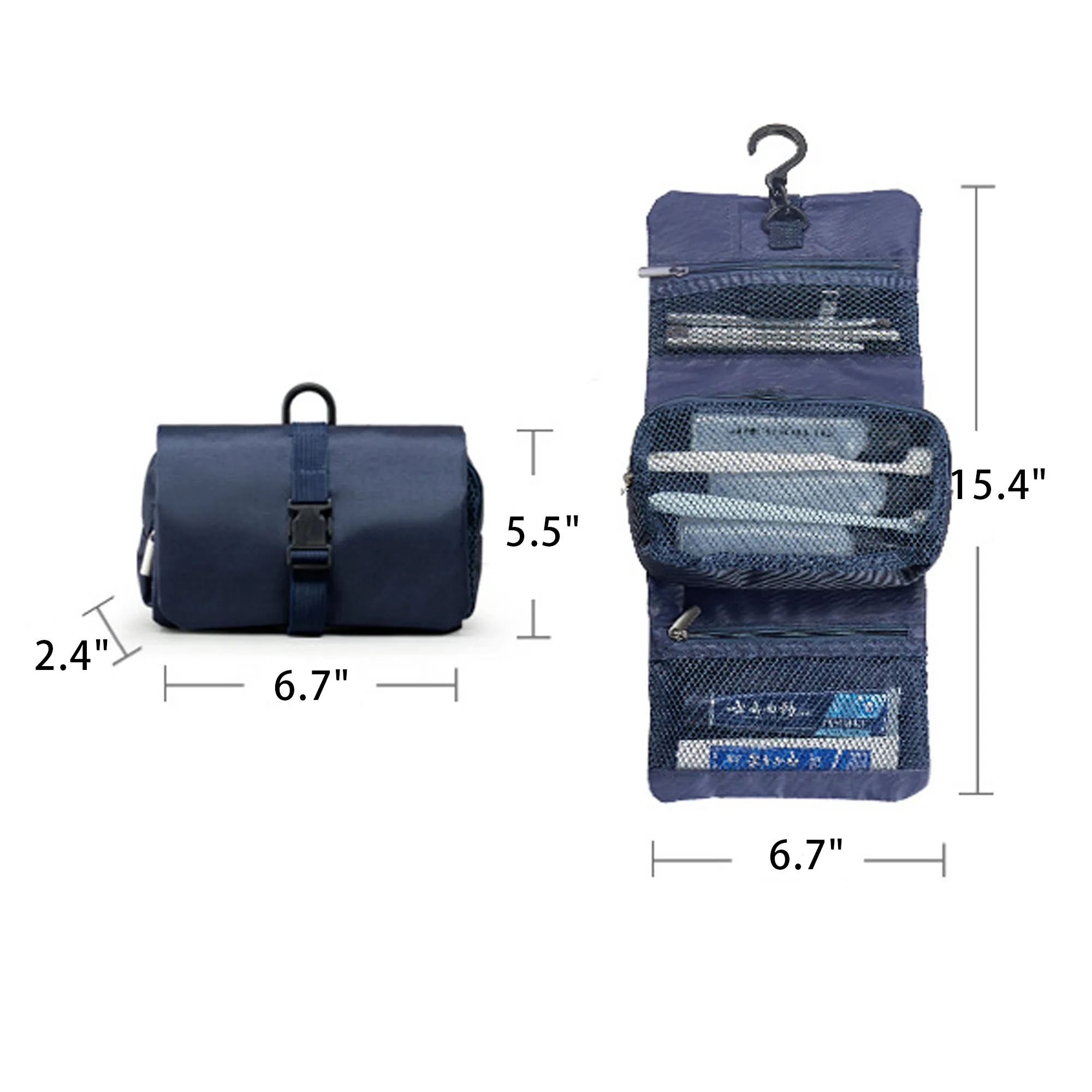 Unisex Large Capacity Hanging Toiletry Bag 4