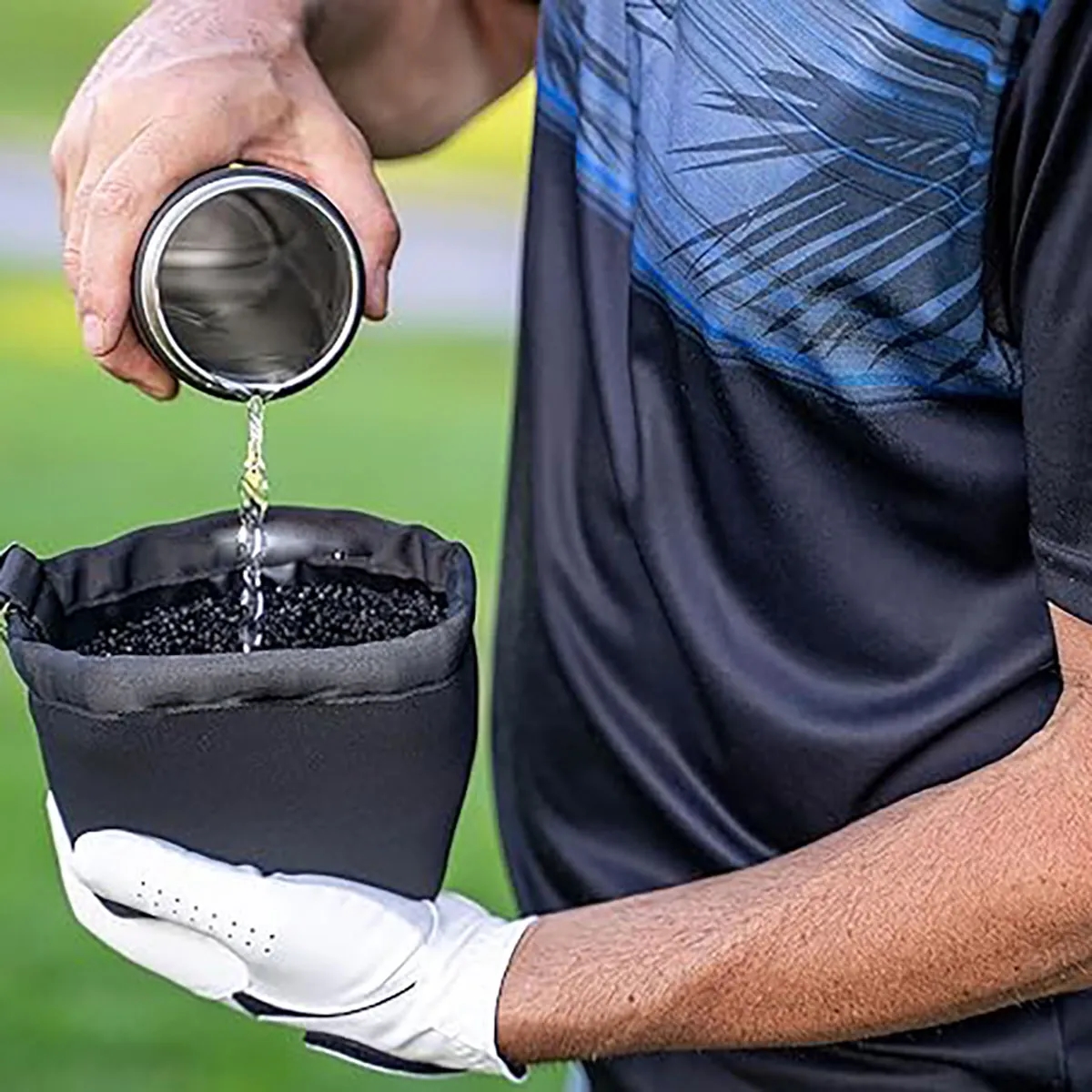 Portable Golf Club Cleaning Bag with Detachable Clip 6