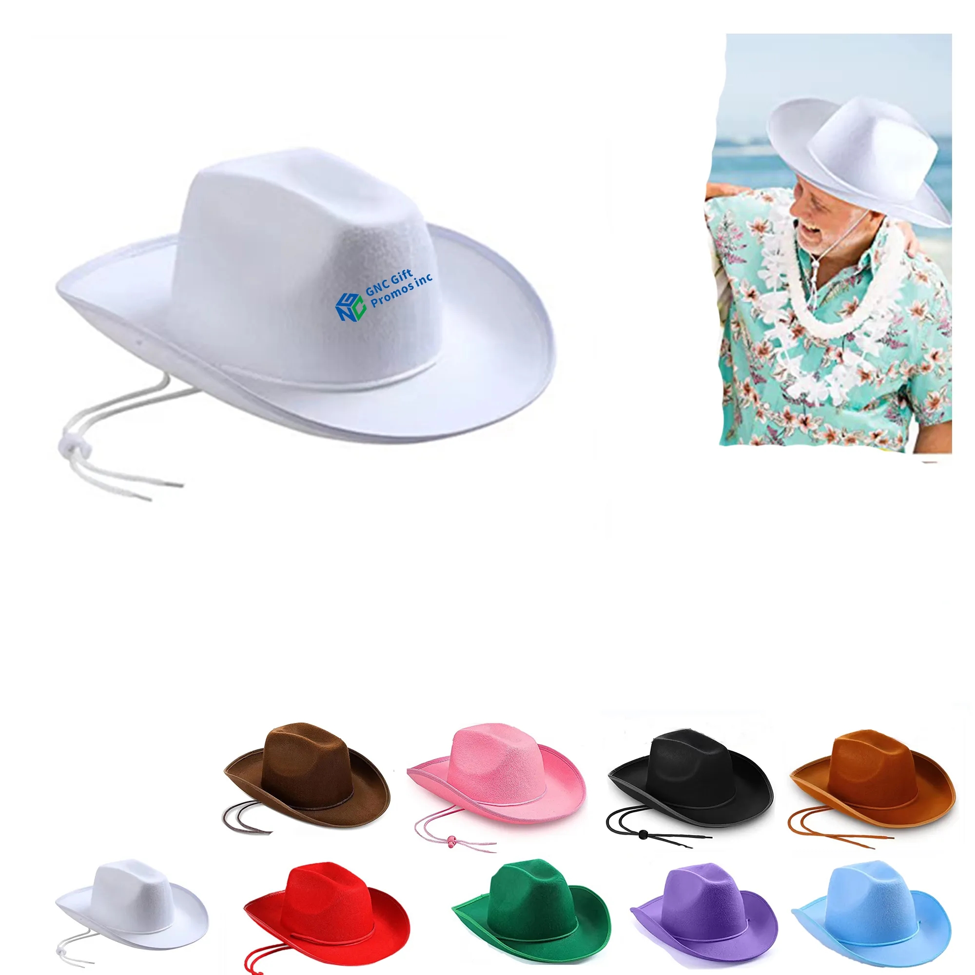Cowboy Hat with Brim 6
