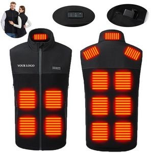 Adjustable Battery Heated Fleece Vest 1