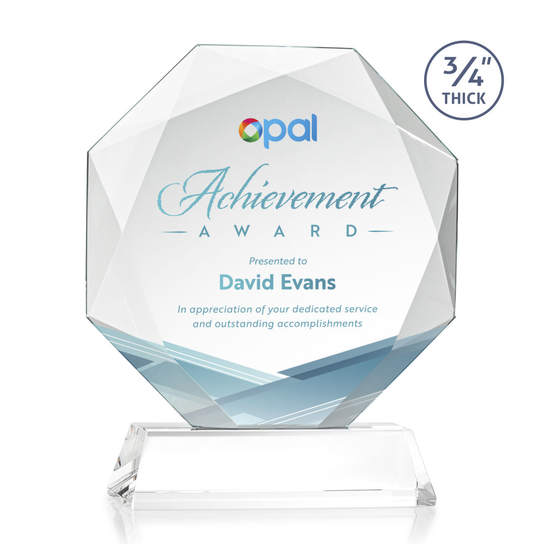 Bradford VividPrint™ Award on Newhaven Base  - Starfire