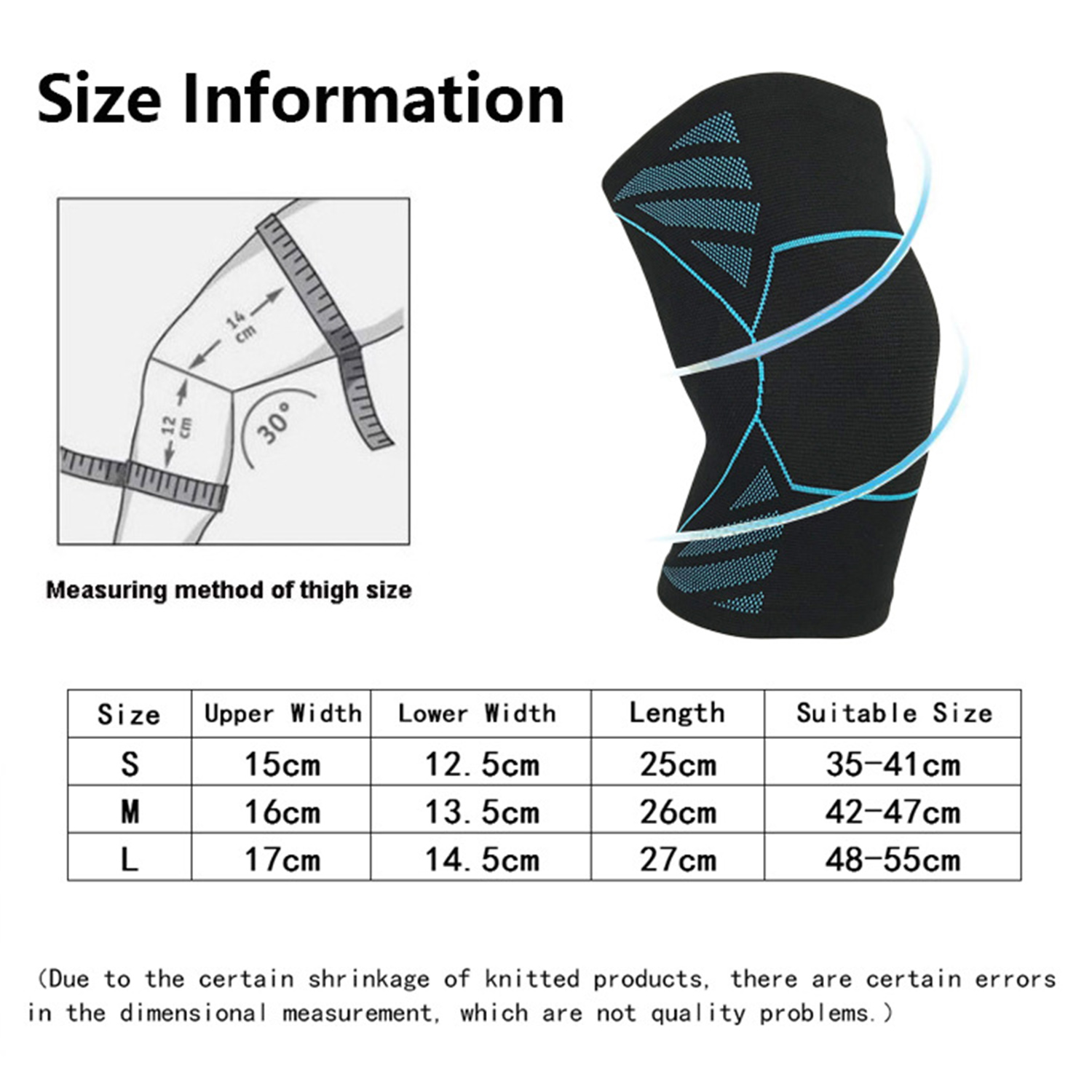 Nylon Running Fitness Sports Knee Brace 3