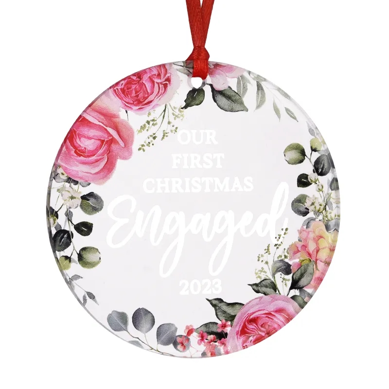 4" Custom Acrylic UV Printed Ornaments 3