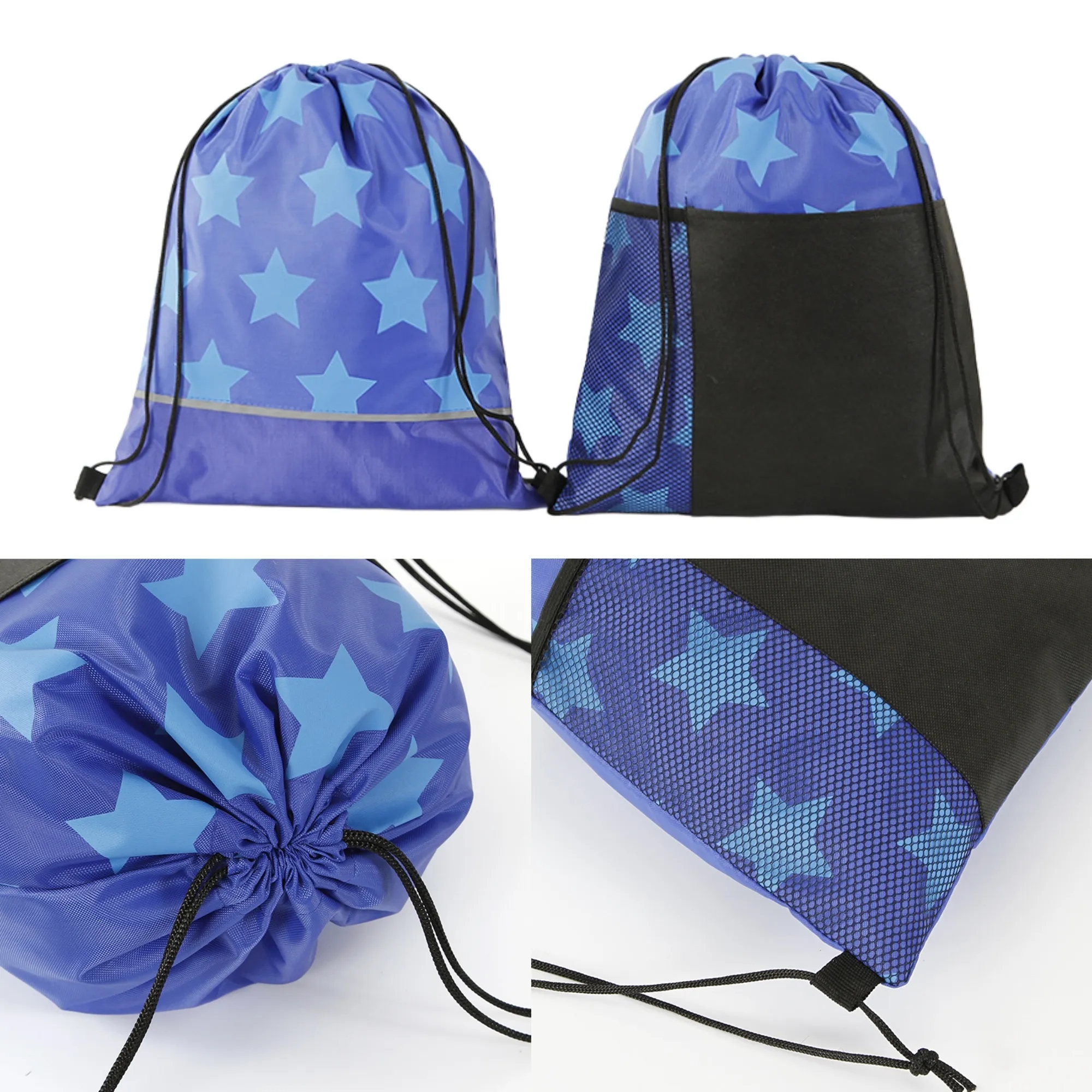 Etched Pocket Drawstring Sportpack 1