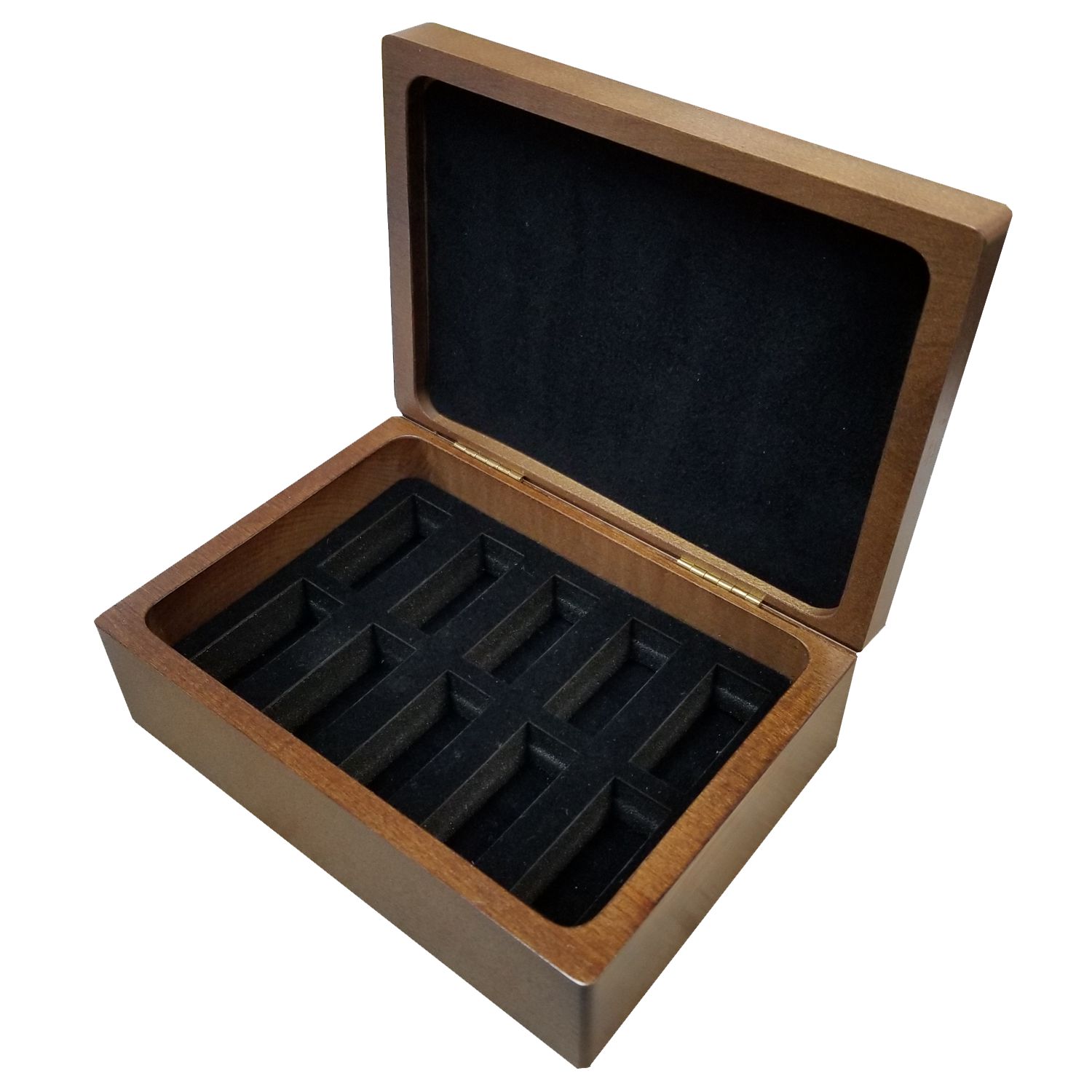 Wood Presentation Box, 7" x 5" x 2.5" 9